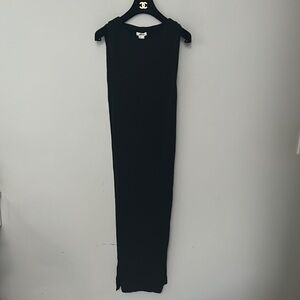 Helmut Lang Elegant Black Maxi Dress